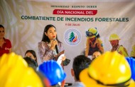Celebra Indira el Día del Combate te de Fuego Forestal
