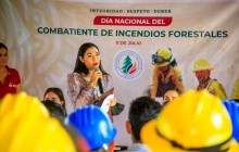 Celebra Indira el Día del Combate te de Fuego Forestal