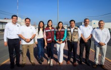Inaugura Indira obra de embellecimiento en entrada a Manzanillo