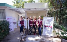 Indira supervisa obras en Manzanillo
