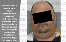 Hombre es vinculado a procesoPor robar de la tienda “La Marina” en Plaza San Fernando