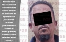 Hombre es detenido mediante orden de aprehensiónpor abuso sexual y pornografía en agravio de un menor de edad