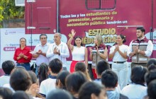 Gobernadora Indira Vizcaíno arrancó el programa Operación Salud Colima