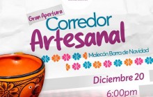 No te pierdas la gran apertura del Corredor Artesanal en el Malecón Panorámico de Barra de Navidad.